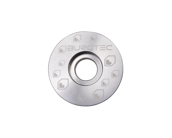 Burgtec Stem Top Cap - Rhodium Silver-The Cycling Fix