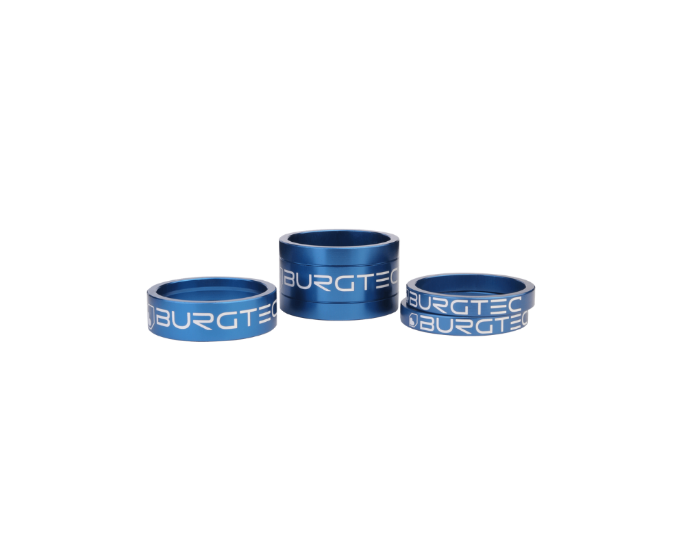 Burgtec Stem Spacer Kit - Deep Blue-The Cycling Fix