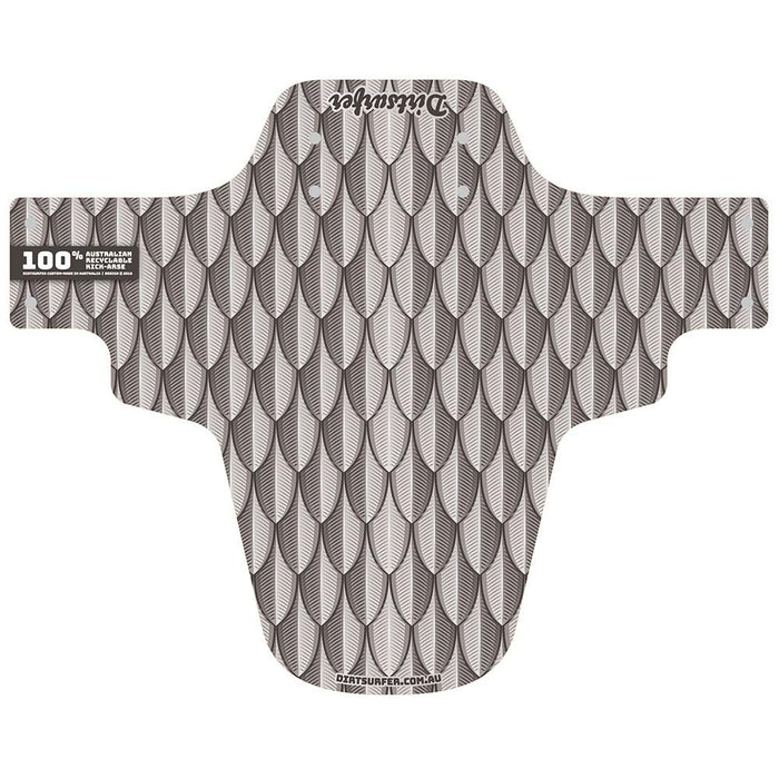 Dirtsurfer MTB Mudguard - Scales Silver-The Cycling Fix