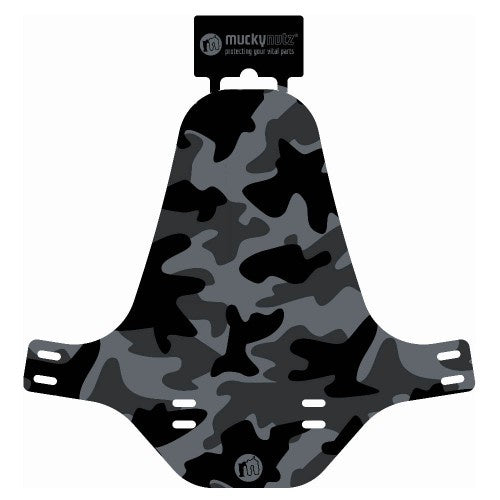 Mucky Nutz Face Fender - Grey Camo-The Cycling Fix