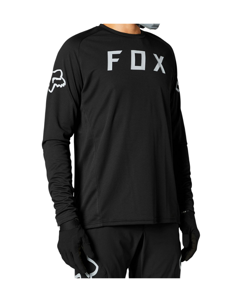 FOX Defend Long Sleeve Jersey - Black
