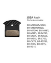 BR-M9000 Disc Brake Pad & Spring - J02A Resin