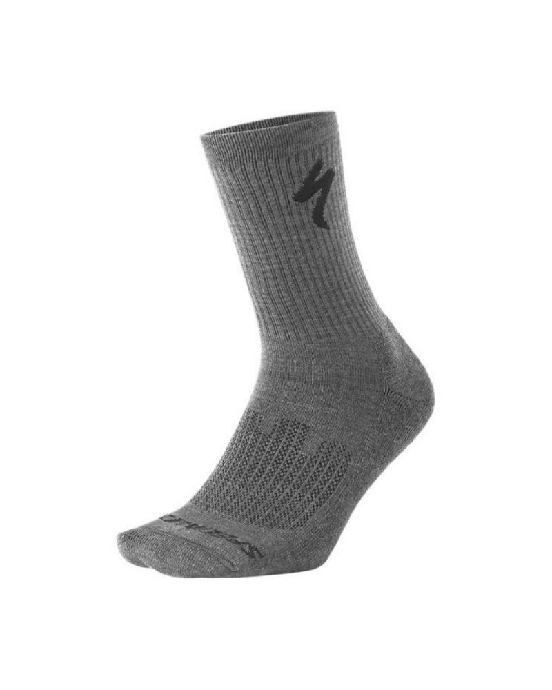 MERINO MIDWEIGHT TALL SOCK - Charcoal