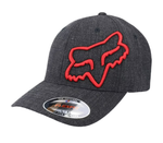 FOX Clouded Flexfit 2.0 Hat - Black/Red