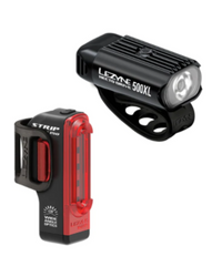 Lezyne Hecto Drive 500 XL Front / Strip Drive Rear Combo
