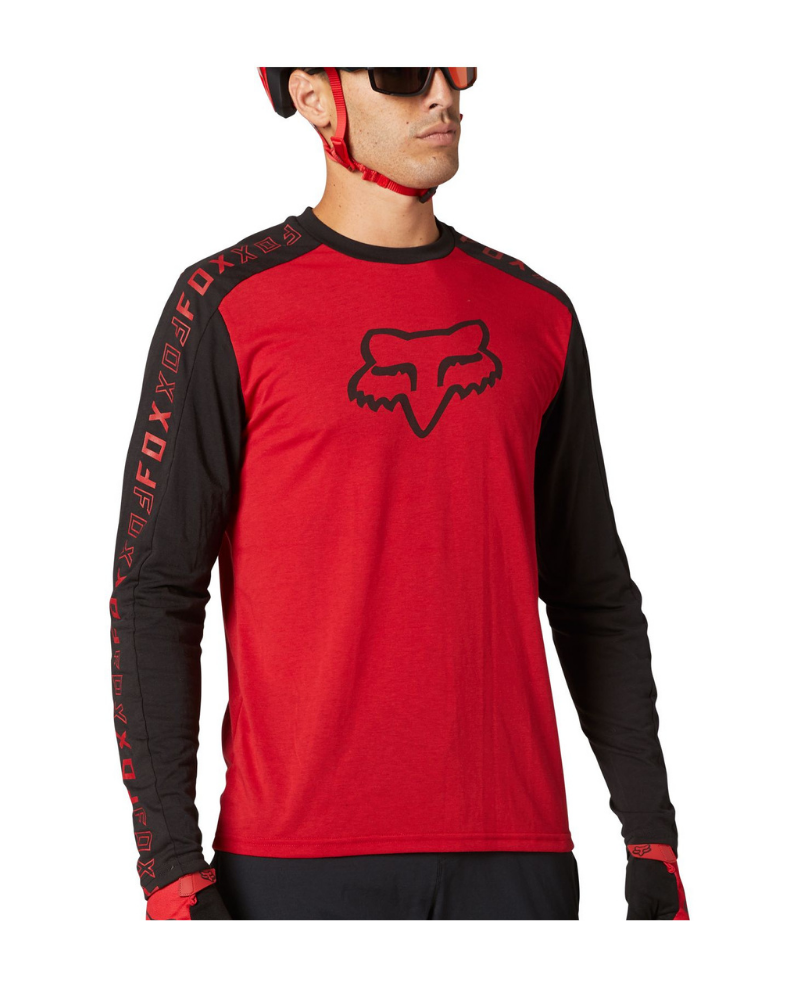 FOX Ranger DriRelease Long Sleeve Jersey - Chilli