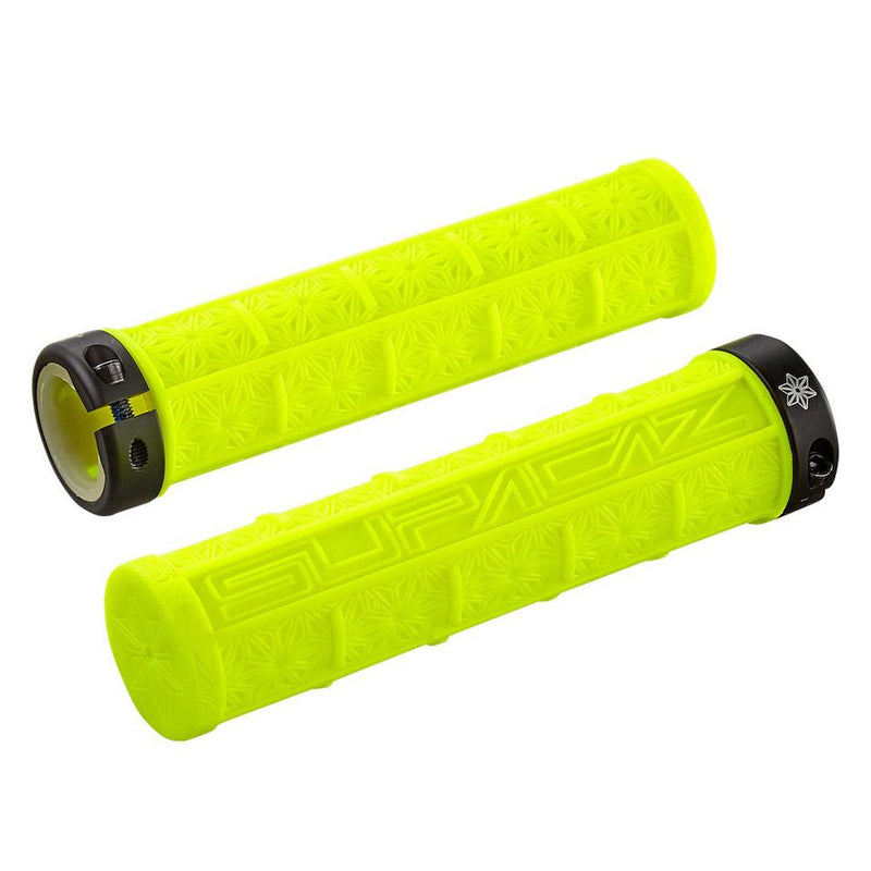 Supacaz Bar Grips Grizip Neon Yellow