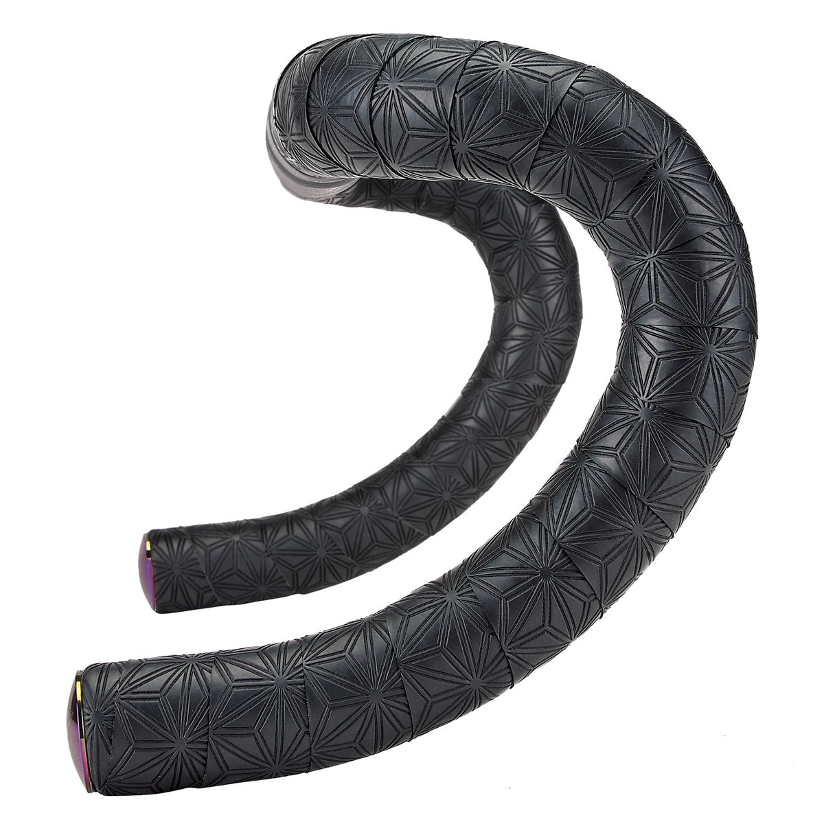 Supacaz Bar Tape SSK - Classic Black with Oil Slick Plugs